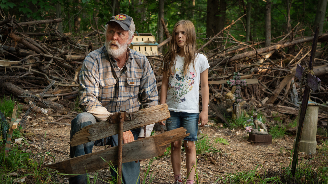 John Lithgow et Jete Laurence dans Pet Sematary