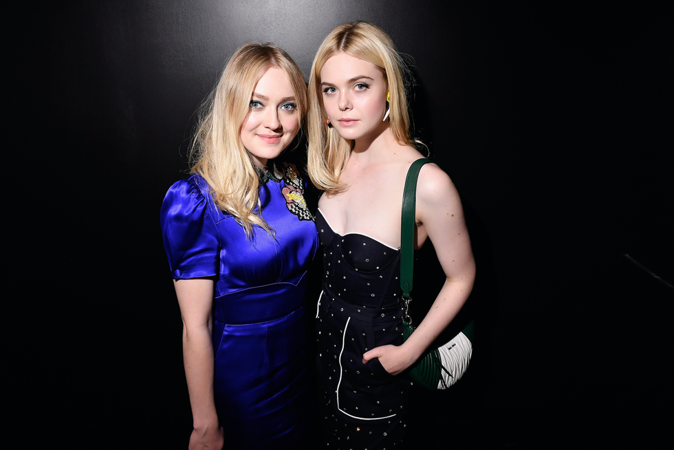 Dakota Fanning et Elle Fanning