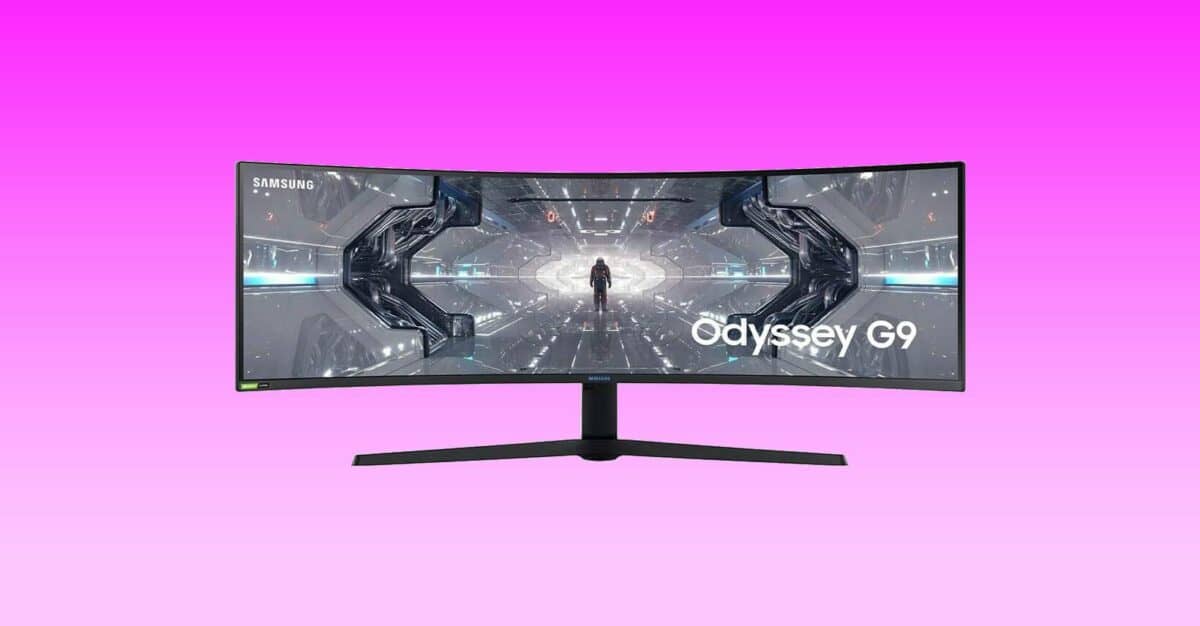 Fantastique offre de moniteur de jeu Samsung Odyssey G9 incurvé ultra-large et 240 Hz