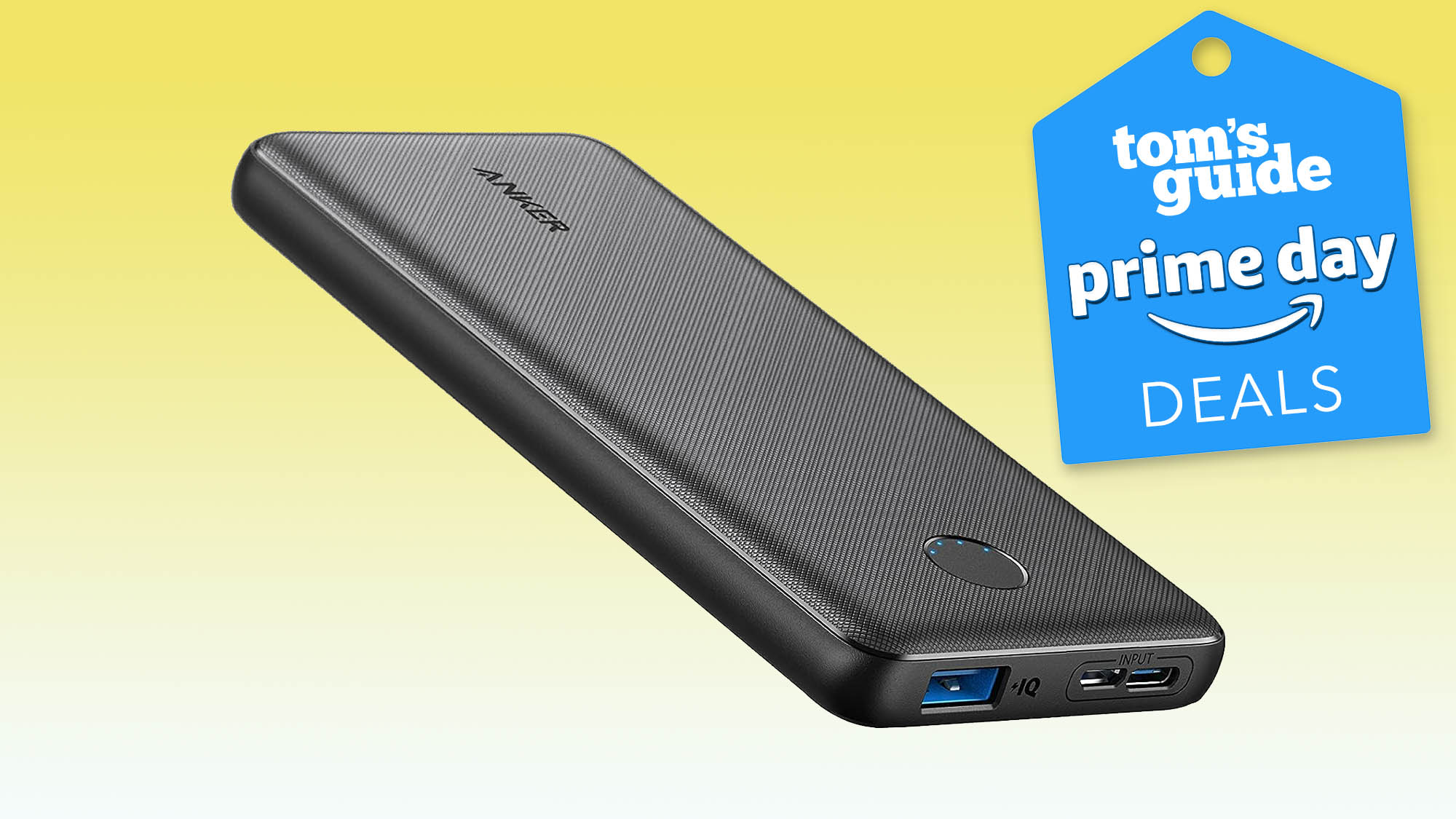 Chargeur portable Anker, batterie externe, batterie 10K avec technologie de charge PowerIQ haute vitesse et USB-C