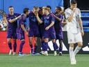 Le Charlotte FC célèbre son but contre le Toronto FC.