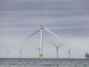 Les éoliennes en mer forment le parc éolien Hollandse Kust Zuid de Vattenfall.