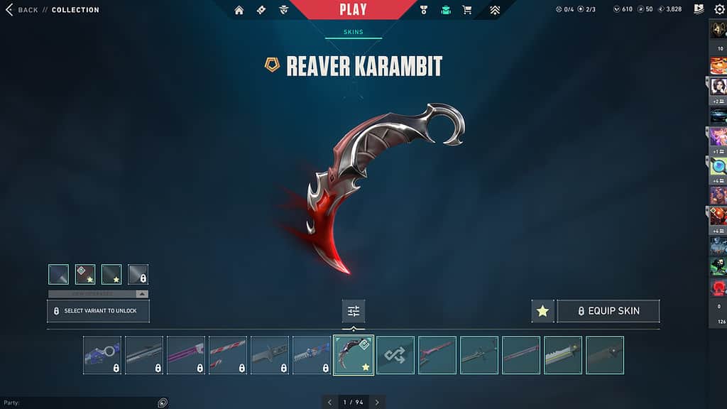 Valorant Reaver Karambit