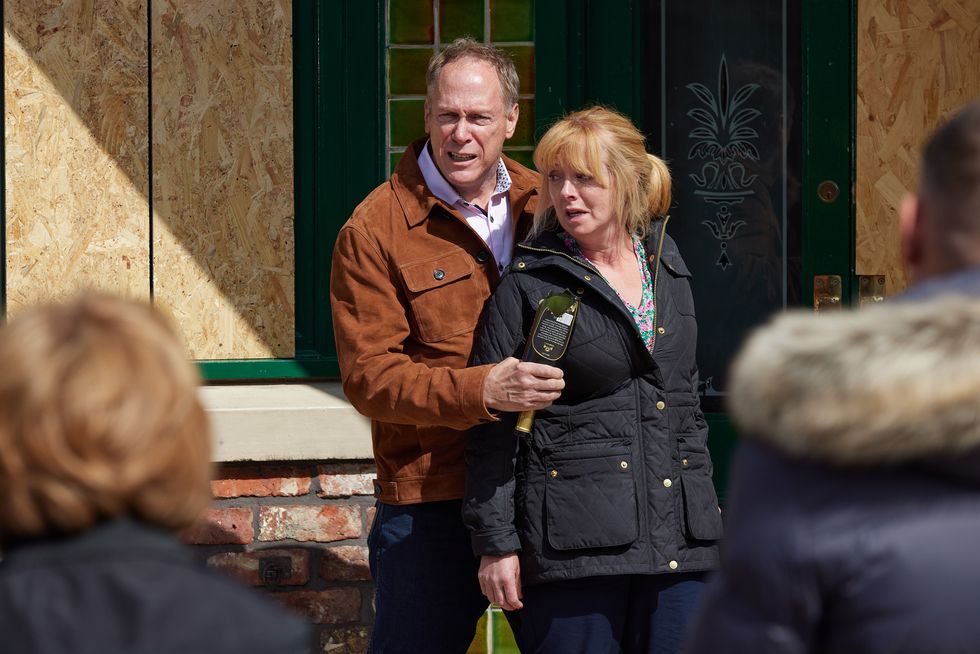 Stephen Reid et Jenny Connor dans Coronation Street