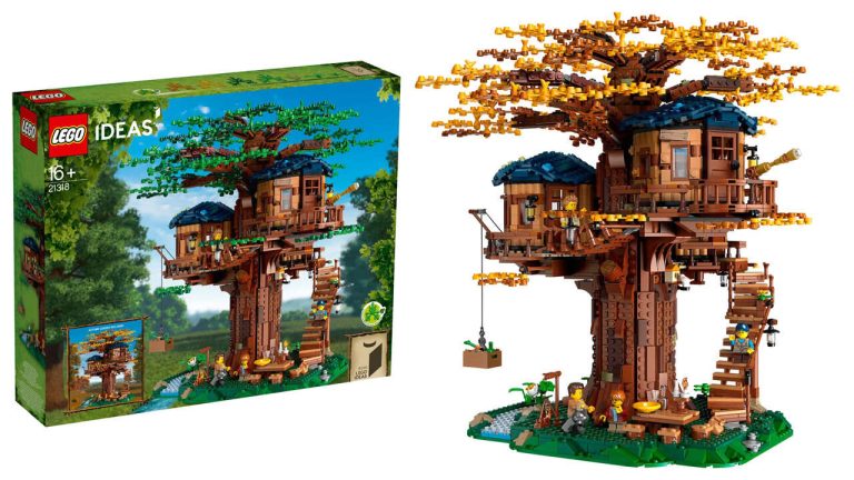 Cette vente de cabane dans les arbres Lego est en vente à un prix avantageux et contient du plastique à base de plantes
