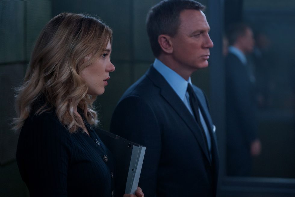 Léa Seydoux, Daniel Craig, James Bond Pas le temps de mourir