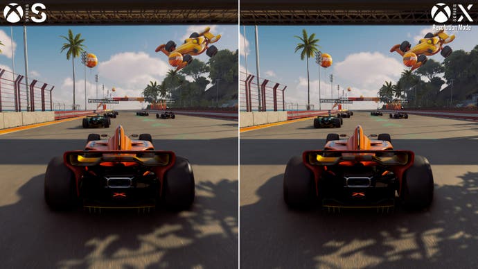 Capture d'écran de la Xbox Series X vs Series du Crew Motorfest