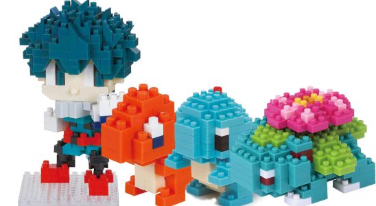 Obtenez ces adorables ensembles Nanoblock Pokemon et My Hero Academia à bas prix