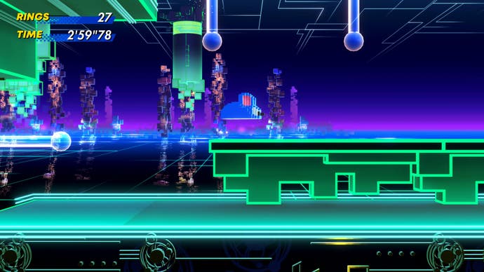 Sega se transforme en souris voxel dans Cyber ​​Station Zone
