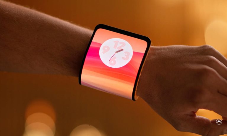 Motorola est de retour avec un autre concept de téléphone à bracelet slap