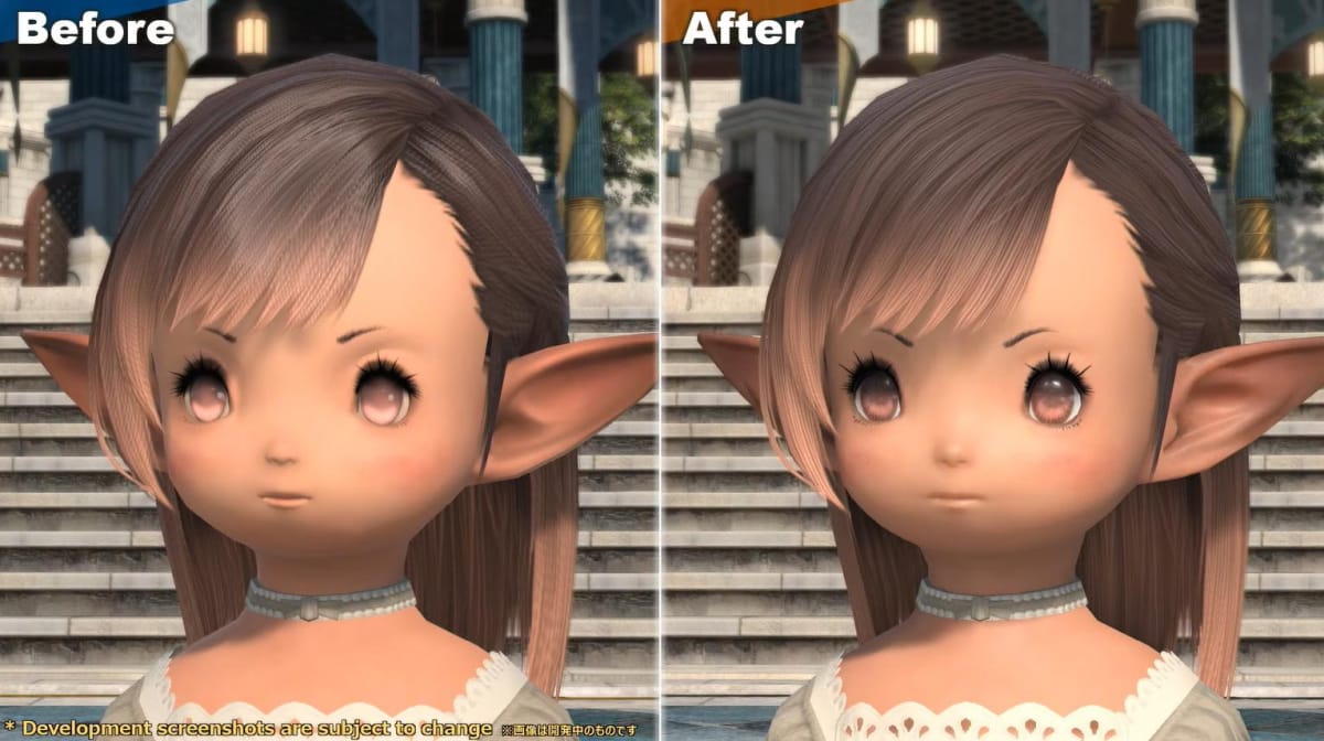 Mise à jour graphique de Final Fantasy XIV Lalafell