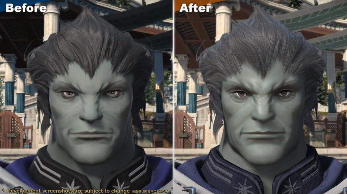 Mise à jour graphique de Final Fantasy XIV Roegadyn