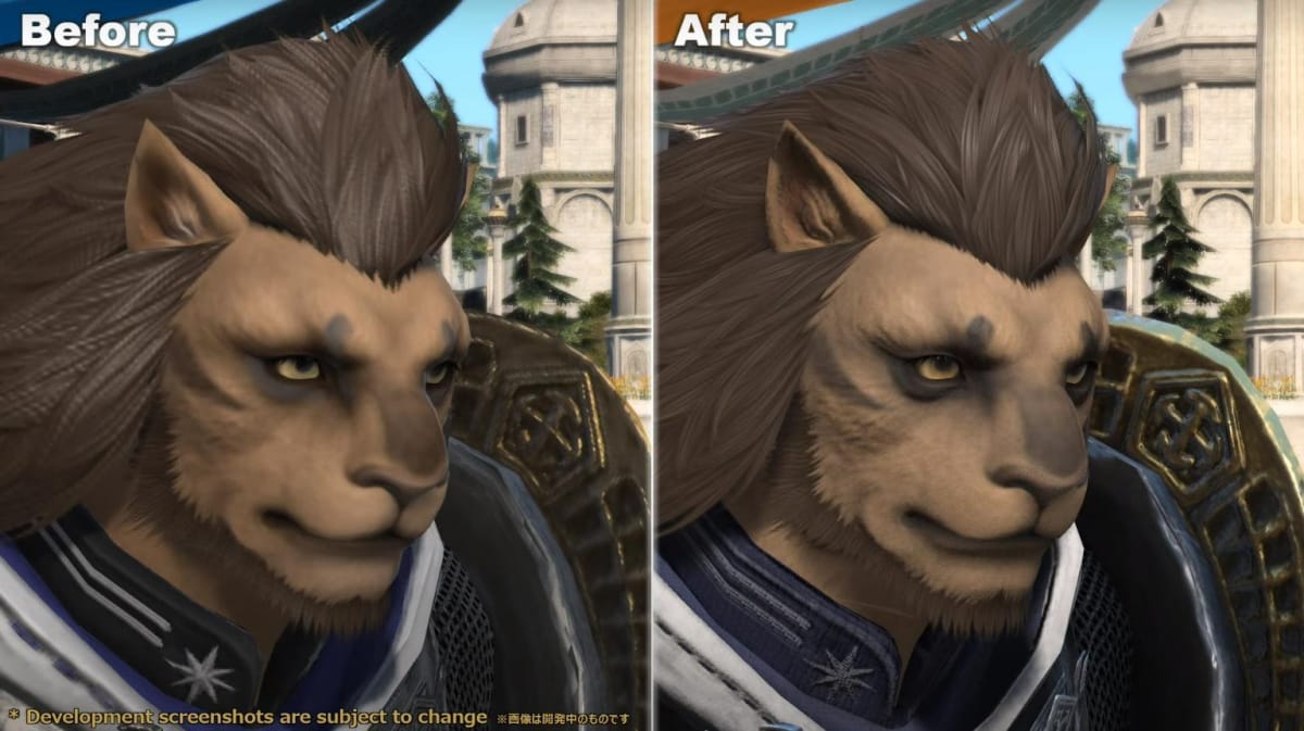 Mise à jour graphique de Final Fantasy XIV Hrothgar