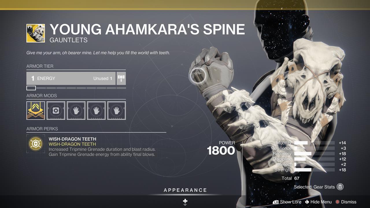 Colonne vertébrale du jeune Ahamkara