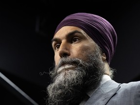 Le chef du Nouveau Parti démocratique, Jagmeet Singh.