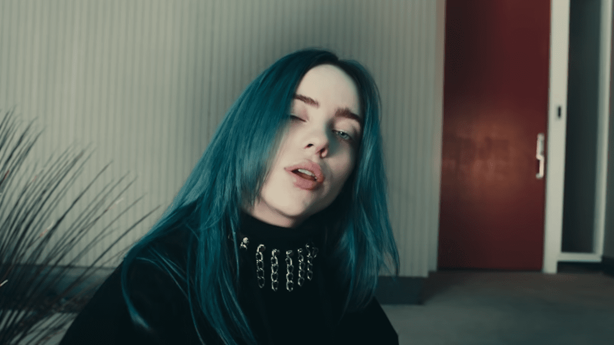 Billie Eilish in Bad Guy music video