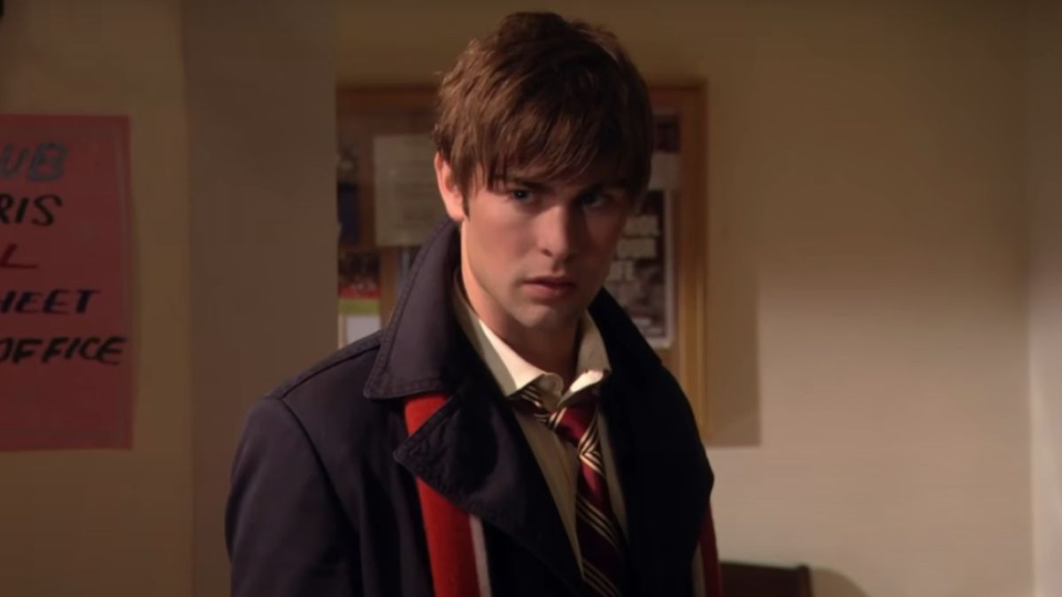 Chace Crawford as Nate on Gossip Girl.