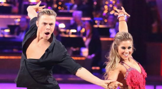 Derek Hough and Shawn Johnson on