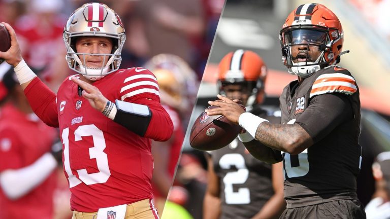 Diffusion en direct des 49ers contre les Browns : comment regarder la semaine 6 de la NFL en ligne