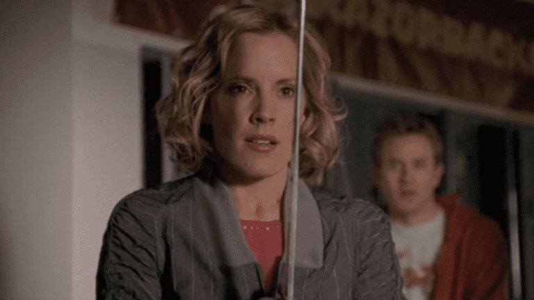 Emma Caulfield in the Buffy series finale