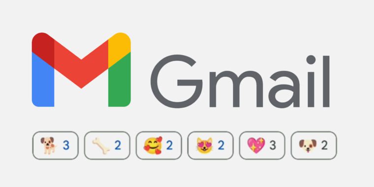 Gmail déclenche des « réactions emoji par e-mail » dans un monde sans méfiance