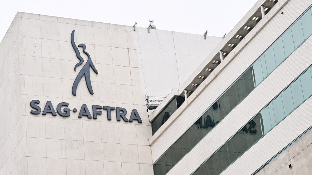 A view of the SAG-AFTRA building on Wilshire Blvd in Los Angeles, California on September 25, 2023.