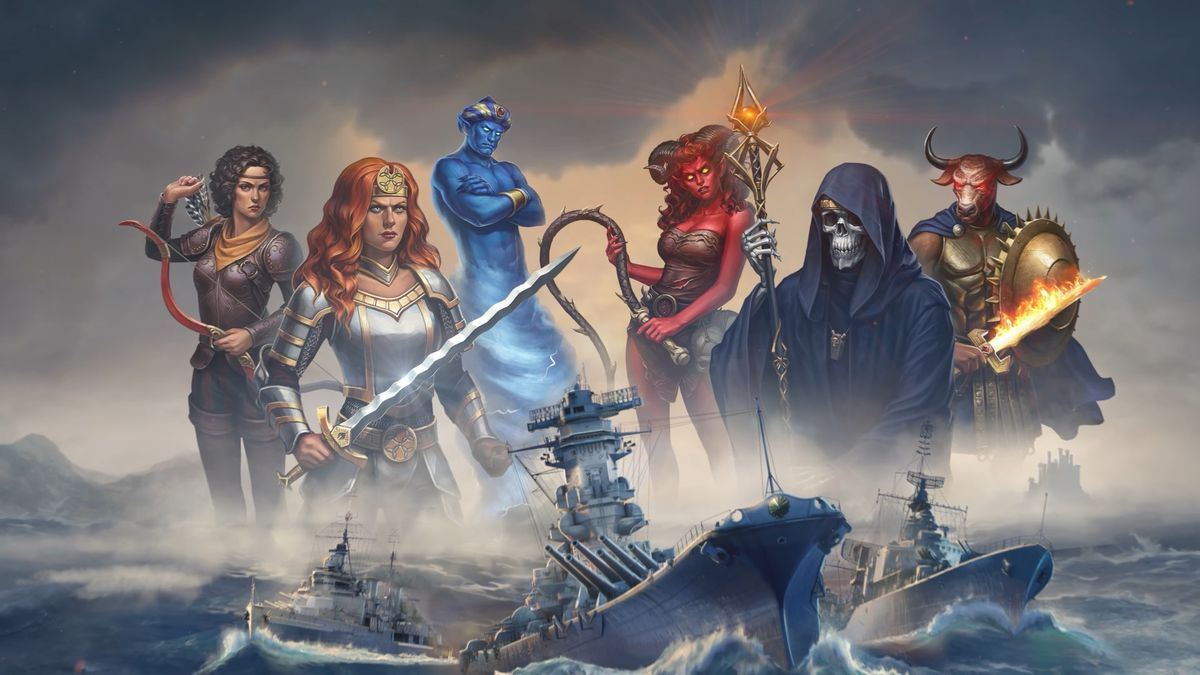 Heroes of Might and Magic 3 fait un croisement avec World of Warships pour une raison quelconque
