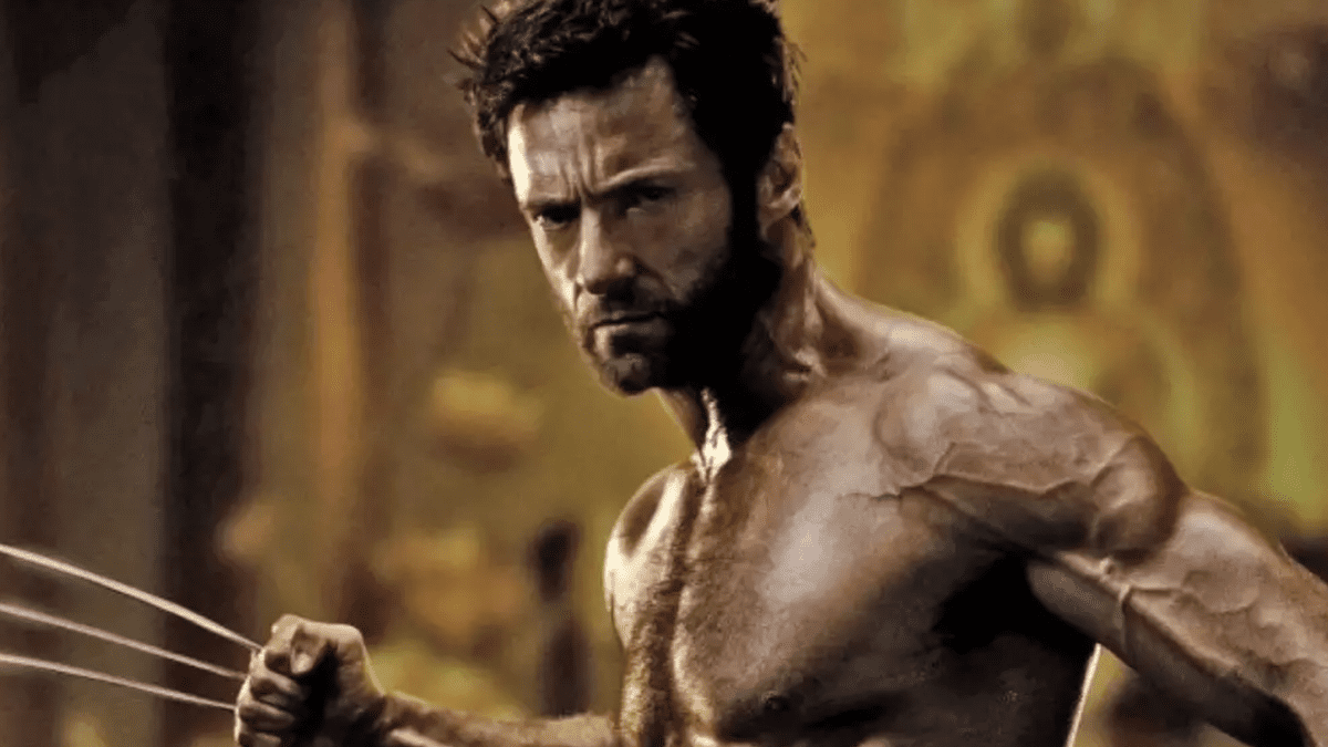 Hugh Jackman, 17 ans, a lancé un solide grognement de Wolverine sur une photo de retour, mais je ne pense pas que les X-Men Badass porteraient cette veste
