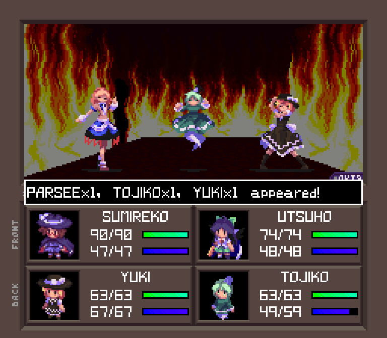 Combat Touhou