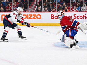 Jake Allen s’impose devant le filet alors que les Canadiens devancent les Capitals