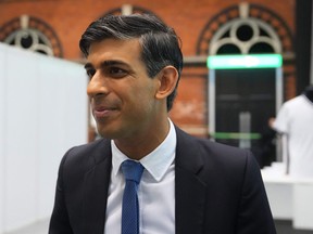 Le Premier ministre britannique Rishi Sunak.