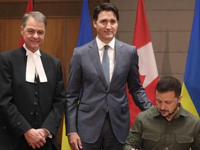 Trudeau, Rota et Zelensky