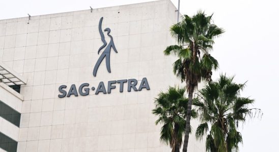 A view of the SAG-AFTRA building on Wilshire Blvd in Los Angeles, California on September 25, 2023.