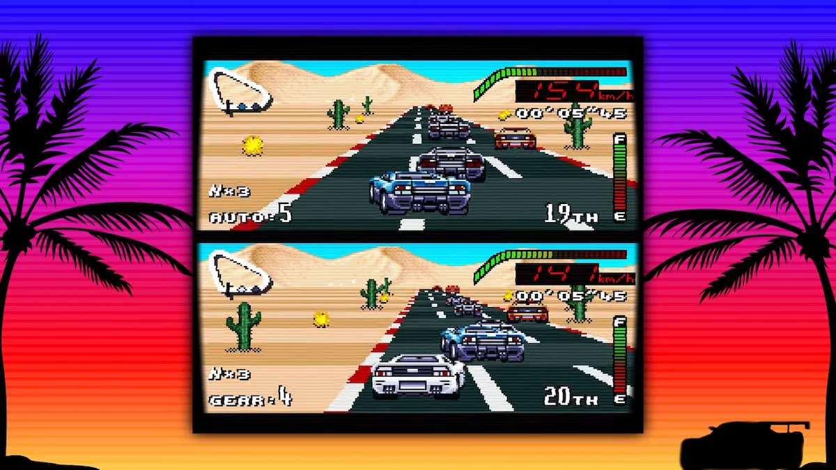 La collection de courses SNES arrive sur Switch, avec des classiques de Top Gear et un nouveau jeu
