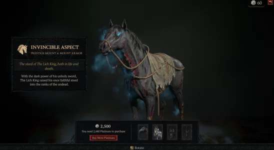 Diablo 4 Invincible mount