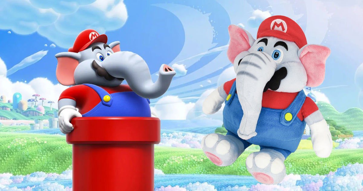 La peluche officielle Elephant Mario sortira l'année prochaine
