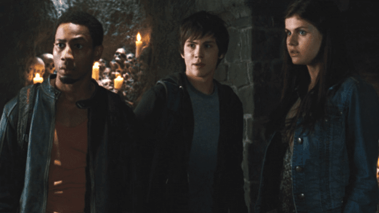 Grover, Percy and Annabeth in the Underworld in The Lightning Thief