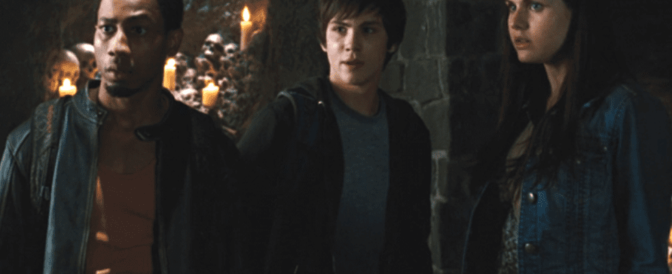 Grover, Percy and Annabeth in the Underworld in The Lightning Thief