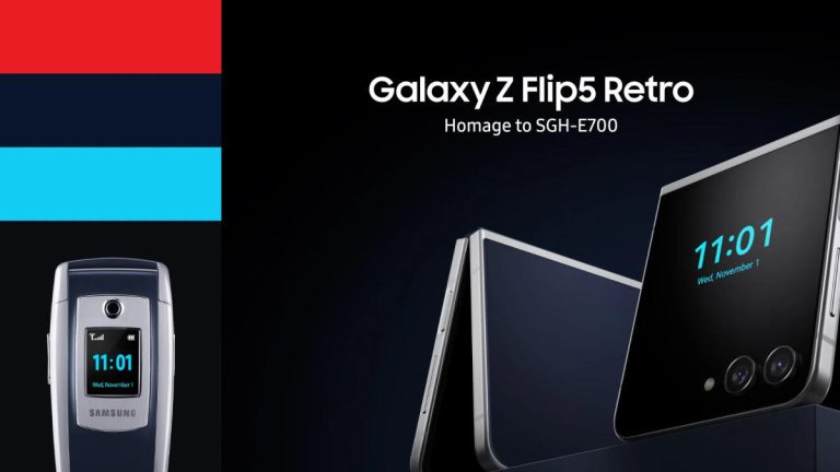 Le Galaxy Z Flip5 Retro de Samsung rend hommage à l’emblématique téléphone à clapet SGH-E700