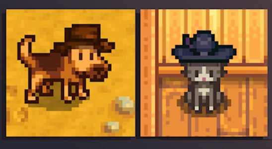 Le créateur de Stardew Valley révèle un nouvel ajout très important dans la mise à jour 1.6 : « Chapeaux sur les chats (et les chiens) »