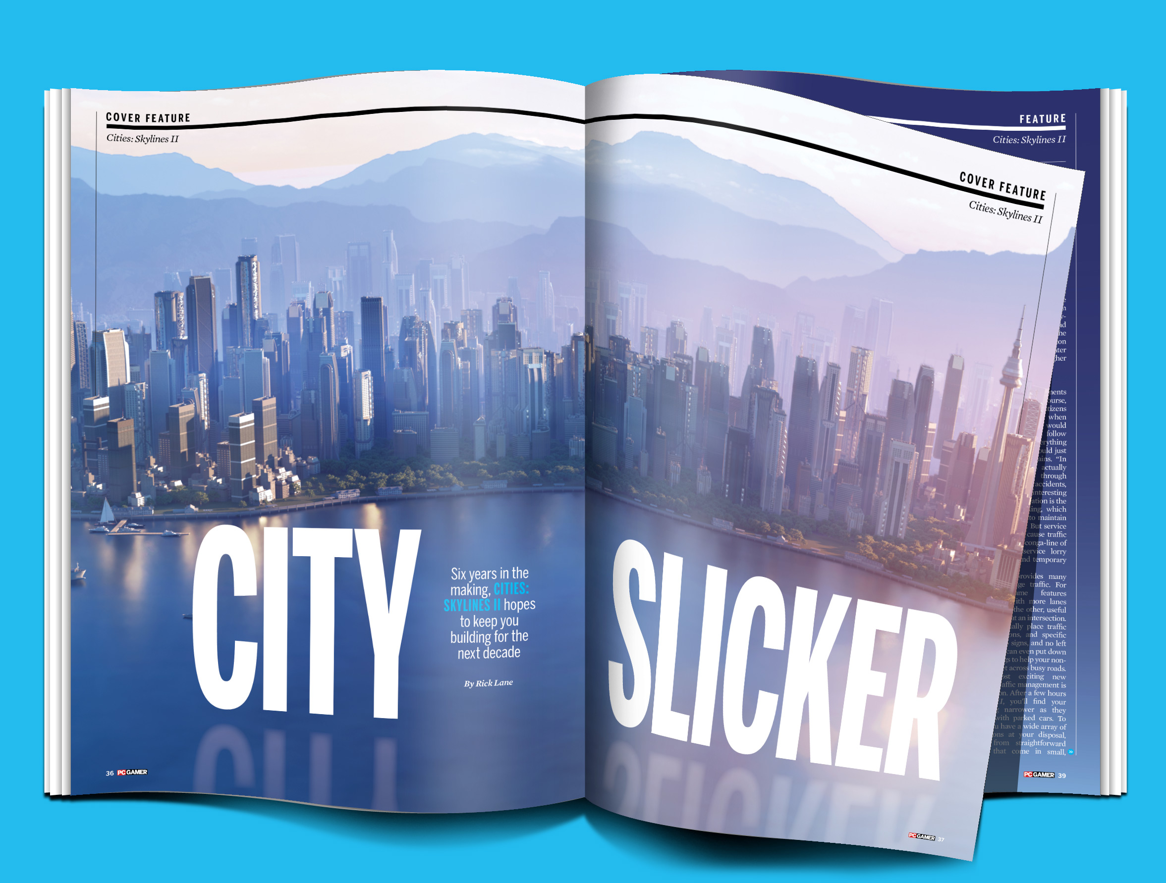 Numéro Cities Skylines II du magazine PC Gamer