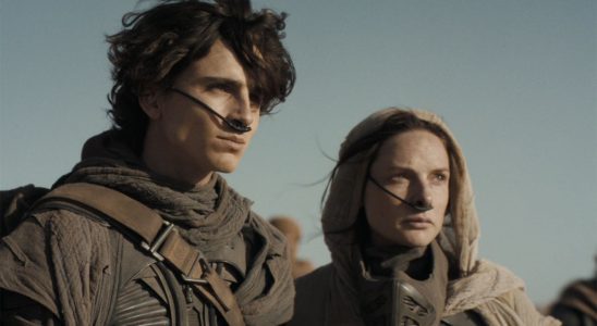 Timothée Chalamet and Rebecca Ferguson in Dune