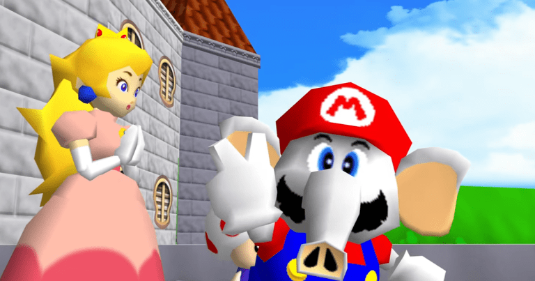 Les moddeurs ajoutent Elephant Mario dans Super Mario 64
