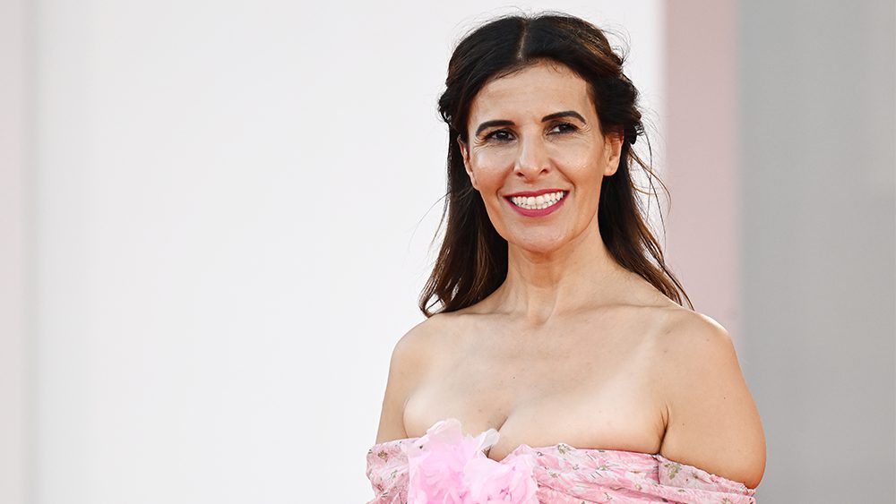 VENICE, ITALY - SEPTEMBER 06: Maha Dakhil attends a red carpet for the movie "Origin" at the 80th Venice International Film Festival on September 06, 2023 in Venice, Italy. (Photo by Kate Green/Getty Images)