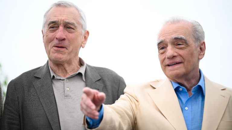 CANNES, FRANCE - MAY 21: Robert De Niro and Martin Scorsese attend the 