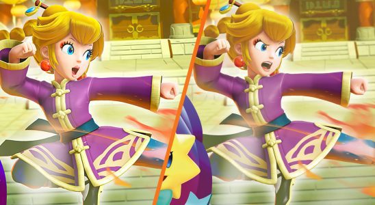 Nintendo has changed the Princess Peach Showtime artwork to make Peach look angrier