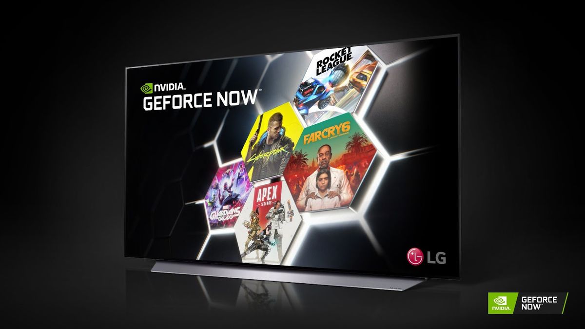 NVIDIA GeForce NOW cloud gaming platform running on multiple devices