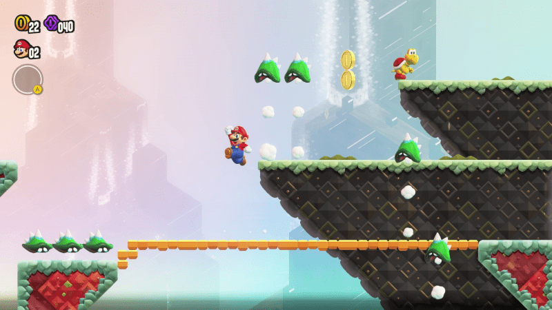 Revue de Super Mario Bros. Wonder en cours
