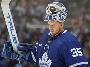 Le gardien des Maple Leafs de Toronto, Ilya Samsonov.